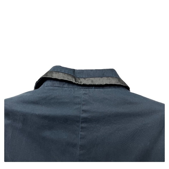 AEO American Eagle Blazer M Navy Blue Single Breasted Notched Lapel Professional - Picture 5 of 9